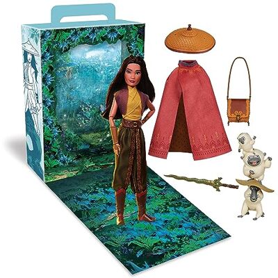 Disney Story Poupée Raya pour enfants du dessin animé Raya et le dernier dragon, figurine entièrement articulée avec accessoires, convient aux enfants à partir de 3 ans, 29 cm - Publicité Disney Story Poupée Raya pour enfants du dessin animé Raya et le dernier dragon, figurine entièrement articulée avec accessoires, convient aux enfants à partir de 3 ans, 29 cm - Publicité