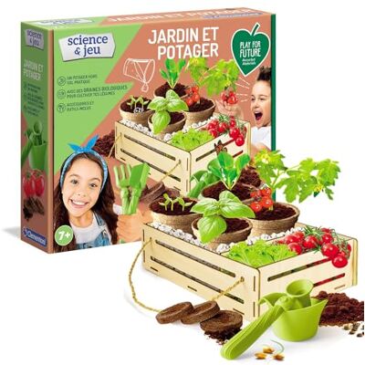 Clementoni 52518 Science et Jeu Jardin et Potager Play for Future Jeu Scientifique Jeu botanique Enfant Version française, fabriqué en Italie, 7 Ans et Plus - Publicité Clementoni 52518 Science et Jeu Jardin et Potager Play for Future Jeu Scientifique Jeu botanique Enfant Version française, fabriqué en Italie, 7 Ans et Plus - Publicité