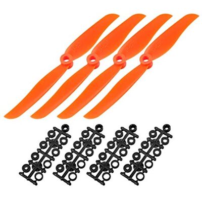 Unknown Hélices RC CW 6035 6x3,5 pouces à 2 ailettes à voilure fixe pour avion jouet, Nylon Orange 4pcs avec anneaux adaptateurs - Publicité Unknown Hélices RC CW 6035 6x3,5 pouces à 2 ailettes à voilure fixe pour avion jouet, Nylon Orange 4pcs avec anneaux adaptateurs - Publicité