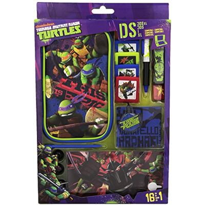 Sacoche et accessoires Tortues Ninja pour Nintendo 3DS/3DSXL/New 3DSXL - Publicité Sacoche et accessoires Tortues Ninja pour Nintendo 3DS/3DSXL/New 3DSXL - Publicité