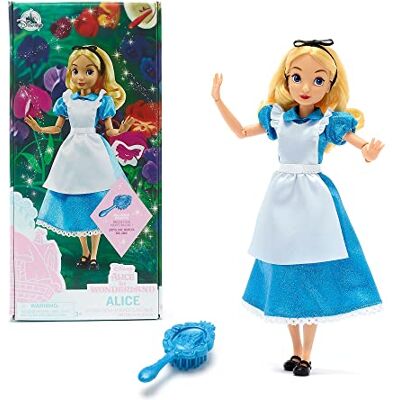 Disney Poupée pour Enfants Alice au Pays des Merveilles, 30 cm, avec Brosse, Jouet entièrement articulé avec Robe en Satin et Tablier Convient aux 3 Ans et Plus - Publicité Disney Poupée pour Enfants Alice au Pays des Merveilles, 30 cm, avec Brosse, Jouet entièrement articulé avec Robe en Satin et Tablier Convient aux 3 Ans et Plus - Publicité