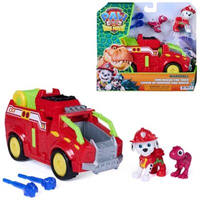 Paw Patrol Pat Patrouille Le Film Mission Dino Véhicule Figurine Marcus Véhicule Pompiers 20cm avec Échelle & Lance-Projectile & Figurines Marcus + Rhubarbe Amovibles Dès 3 ans Mode Sauvetage - Publicité Paw Patrol Pat Patrouille Le Film Mission Dino Véhicule Figurine Marcus Véhicule Pompiers 20cm avec Échelle & Lance-Projectile & Figurines Marcus + Rhubarbe Amovibles Dès 3 ans Mode Sauvetage - Publicité