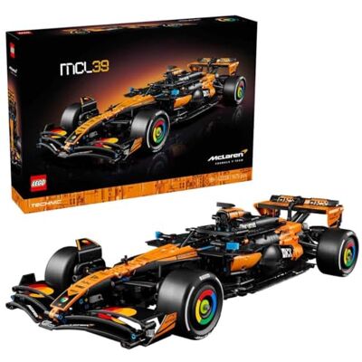 Lego Technic Voiture McLaren MCL39 F1 42228 Set pour adulte, maquette de voiture Formule 1 collector, moteur V6 et différentiel, idée cadeau, 1675 pièces - Publicité Lego Technic Voiture McLaren MCL39 F1 42228 Set pour adulte, maquette de voiture Formule 1 collector, moteur V6 et différentiel, idée cadeau, 1675 pièces - Publicité