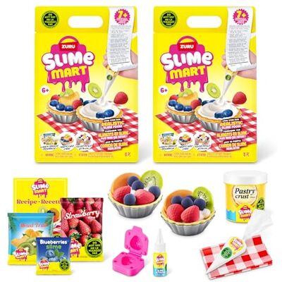 Slime Mart Sachet (Pack de 2 Tartes aux Fruits) de ZURU, Jouet composé de Slime, activités manuelles pour Enfant et Adulte - Publicité Slime Mart Sachet (Pack de 2 Tartes aux Fruits) de ZURU, Jouet composé de Slime, activités manuelles pour Enfant et Adulte - Publicité