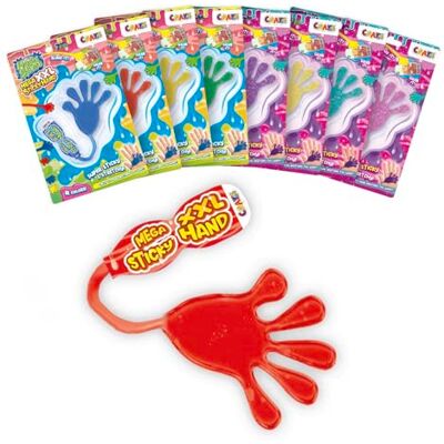 CRAZE Magic Slime 8X Mains collantes Enfant Jouet Gluant Slime Enfant Main Collante Jouet Sticky Hands Jouets Fantaisie et Gadgets, Rouge, Vert, Bleu, Jaune - Publicité CRAZE Magic Slime 8X Mains collantes Enfant Jouet Gluant Slime Enfant Main Collante Jouet Sticky Hands Jouets Fantaisie et Gadgets, Rouge, Vert, Bleu, Jaune - Publicité