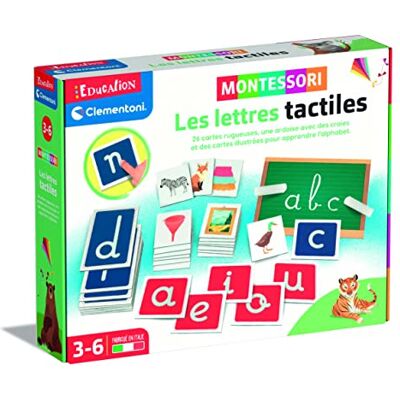 Clementoni Les Lettres tactiles Montessori - Publicité Clementoni Les Lettres tactiles Montessori - Publicité