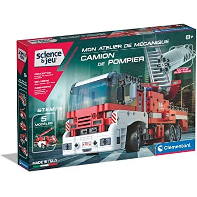 Clementoni Camion de Pompiers 8 Ans Mon atellier de mécanique Jeu de Construction Enfant Jeu Scientifique Fabriqué en Italie - Publicité Clementoni Camion de Pompiers 8 Ans Mon atellier de mécanique Jeu de Construction Enfant Jeu Scientifique Fabriqué en Italie - Publicité