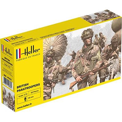 Figurines Heller 49623 - Parachutistes Britanniques - Échelle 1:72 - Publicité Figurines Heller 49623 - Parachutistes Britanniques - Échelle 1:72 - Publicité