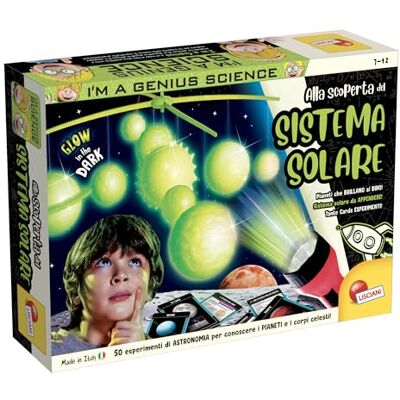 Liscianigiochi Lisciani I'm a Genius Science à la Maison Astronomie, Planètes en Plastique Brillantes dans l'Obscurité, Multicolore, 97548 - Publicité Liscianigiochi Lisciani I'm a Genius Science à la Maison Astronomie, Planètes en Plastique Brillantes dans l'Obscurité, Multicolore, 97548 - Publicité