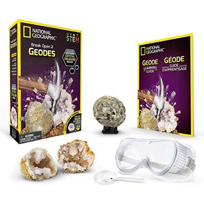 National Geographic Crack Open 2 Geodes and Explore Crystals - Publicité National Geographic Crack Open 2 Geodes and Explore Crystals - Publicité