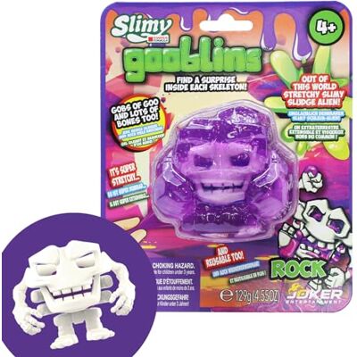 Slimy Gooblins Ghost Slime Monster 100 g de slime original super extensible Avec squelettes effrayants amusants à découvrir et à collectionner Jouet à pétrir (3 ans) Couleur : violet - Publicité Slimy Gooblins Ghost Slime Monster 100 g de slime original super extensible Avec squelettes effrayants amusants à découvrir et à collectionner Jouet à pétrir (3 ans) Couleur : violet - Publicité