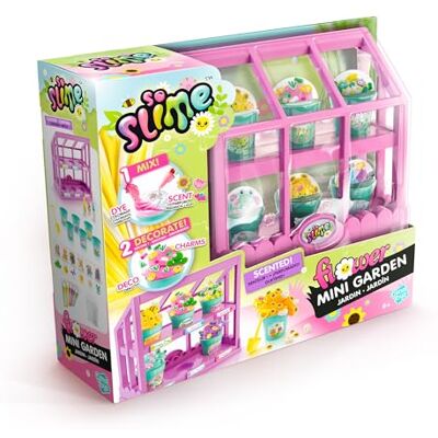 Canal Toys So Slime – Slime Flower Mini Jardin – Kit Créatif avec Serre & 6 Pots – Pâtes Parfumées + Fleurs Colorantes à Mélanger – Décorations & Charms Inclus – Enfant dès 6 Ans– SSC419 - Publicité Canal Toys So Slime – Slime Flower Mini Jardin – Kit Créatif avec Serre & 6 Pots – Pâtes Parfumées + Fleurs Colorantes à Mélanger – Décorations & Charms Inclus – Enfant dès 6 Ans– SSC419 - Publicité