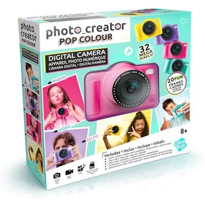 Canal Toys Photo Creator Appareil Photo Enfant Rose 8 Ans CLK 042 Appareil Photo Numérique Couleur 8Go USB C Selfie et Caméra Vidéo avec Filtres Idée Cadeau Enfant Fille Garçon - Publicité Canal Toys Photo Creator Appareil Photo Enfant Rose 8 Ans CLK 042 Appareil Photo Numérique Couleur 8Go USB C Selfie et Caméra Vidéo avec Filtres Idée Cadeau Enfant Fille Garçon - Publicité