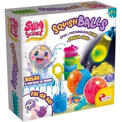 Liscianigiochi Lisciani Jeux- Slumi Science Squish Balls, 113972 - Publicité Liscianigiochi Lisciani Jeux- Slumi Science Squish Balls, 113972 - Publicité