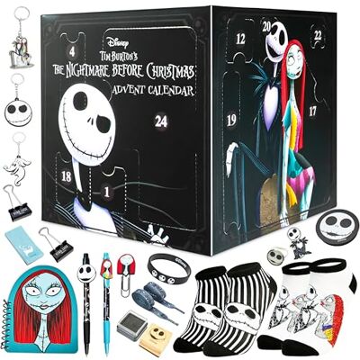 Disney - Nightmare Before Christmas Cube Calendrier de l'Avent - 24 Portes - Cube - Calendrier de l'Avent - Publicité Disney - Nightmare Before Christmas Cube Calendrier de l'Avent - 24 Portes - Cube - Calendrier de l'Avent - Publicité