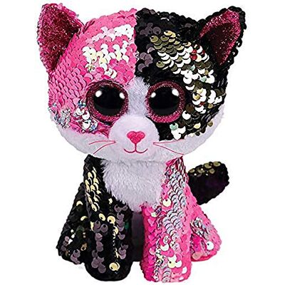 Ty 36430 Flippables Peluche à sequins Malibu le Chat 23 cm - Publicité Ty 36430 Flippables Peluche à sequins Malibu le Chat 23 cm - Publicité