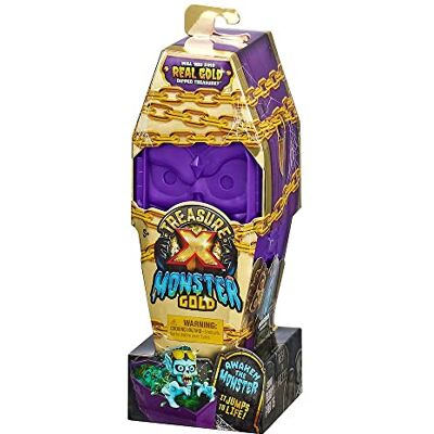 TREASURE X Monsters Gold Single Pack Unboxing toy with slime and spider web compound 13 levels of adventure Will you find real gold treasure - Publicité TREASURE X Monsters Gold Single Pack Unboxing toy with slime and spider web compound 13 levels of adventure Will you find real gold treasure - Publicité