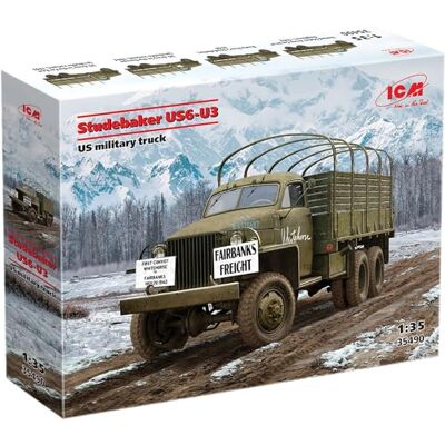 ICM Studebaker US6-U3 - Camion militaire - Collection WWII - Publicité ICM Studebaker US6-U3 - Camion militaire - Collection WWII - Publicité
