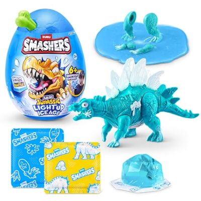 ZURU SMASHERS Smashers Mini Jurassic Light Up Dino Ice Age Œuf (Stégosaure) de ZURU – Jouet Dinosaure Cassable avec 6+ Surprises, Slime & Slime Cube de Glace, Dino Lumineux pour Enfants 3+ - Publicité ZURU SMASHERS Smashers Mini Jurassic Light Up Dino Ice Age Œuf (Stégosaure) de ZURU – Jouet Dinosaure Cassable avec 6+ Surprises, Slime & Slime Cube de Glace, Dino Lumineux pour Enfants 3+ - Publicité