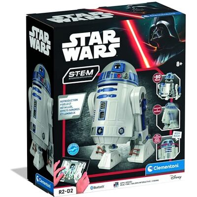 Clementoni Star Wars Robot R2D2 à Construire Kit Droïde Interactif à Monter 8 Ans+ - Publicité Clementoni Star Wars Robot R2D2 à Construire Kit Droïde Interactif à Monter 8 Ans+ - Publicité