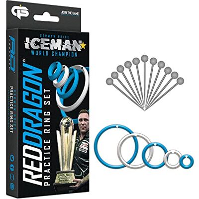 Red Dragon - Gerwyn Price Iceman Exclusive - Rouge - Fléchettes - Publicité Red Dragon - Gerwyn Price Iceman Exclusive - Rouge - Fléchettes - Publicité