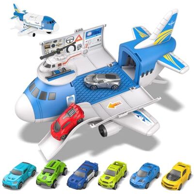 kramow Jouet Enfant 3 Ans Garçons, Voiture Enfant 3 Ans, Avion Jouet, Véhicules pour Enfants Garçon Fille, Cadeau de Noël - Publicité kramow Jouet Enfant 3 Ans Garçons, Voiture Enfant 3 Ans, Avion Jouet, Véhicules pour Enfants Garçon Fille, Cadeau de Noël - Publicité