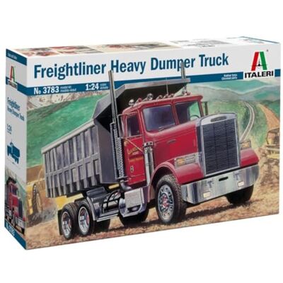 Italeri I3783 Maquette Voiture et Camion Freightliner Benne Echelle 1:24 - Publicité Italeri I3783 Maquette Voiture et Camion Freightliner Benne Echelle 1:24 - Publicité