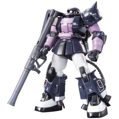 BANDAI Gundam MS-06R-1A Black Tri-Stars Zaku II (HGUC) - Publicité BANDAI Gundam MS-06R-1A Black Tri-Stars Zaku II (HGUC) - Publicité