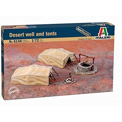 Italeri I6148 Maquette Figurine Point d'eau Désertique Echelle 1:72 - Publicité Italeri I6148 Maquette Figurine Point d'eau Désertique Echelle 1:72 - Publicité