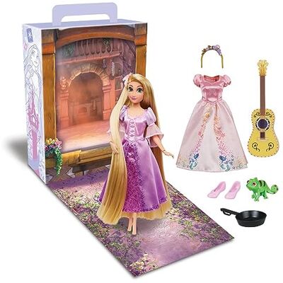 Disney Poupée officielle Princesse Story (Raiponce from Tangled) 27,9 cm avec livre de coloriage et robe supplémentaire Poupée princesse tenue classique Jouet de princesse pour fille - Publicité Disney Poupée officielle Princesse Story (Raiponce from Tangled) 27,9 cm avec livre de coloriage et robe supplémentaire Poupée princesse tenue classique Jouet de princesse pour fille - Publicité
