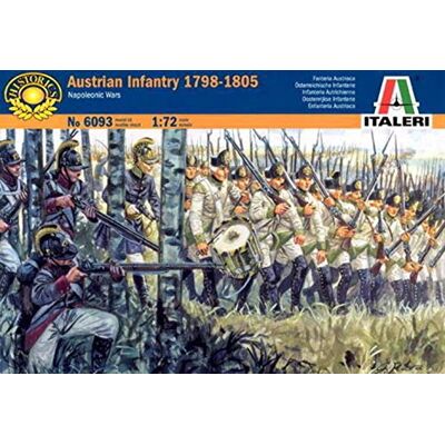 Italeri I6093 Maquette Figurine Infanterie Autrichienne 1798-1805 Echelle 1:72 - Publicité Italeri I6093 Maquette Figurine Infanterie Autrichienne 1798-1805 Echelle 1:72 - Publicité