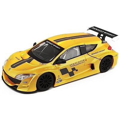 Bburago Renault Megane Trophy Édition 2005 Reproduction de Voiture Miniature à échelle 1/24 Jaune Jouet pour Enfant à Collectionner 4893993221158 - Publicité Bburago Renault Megane Trophy Édition 2005 Reproduction de Voiture Miniature à échelle 1/24 Jaune Jouet pour Enfant à Collectionner 4893993221158 - Publicité