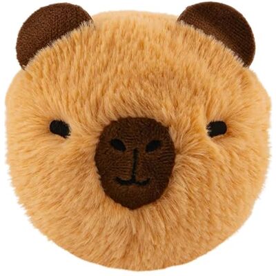 Ty Barry Capybara Transat en peluche – Jouet en peluche Capybara rond doux avec visage brodé – Mini peluche marron mignonne pour enfants, tout-petits et collectionneurs - Publicité Ty Barry Capybara Transat en peluche – Jouet en peluche Capybara rond doux avec visage brodé – Mini peluche marron mignonne pour enfants, tout-petits et collectionneurs - Publicité