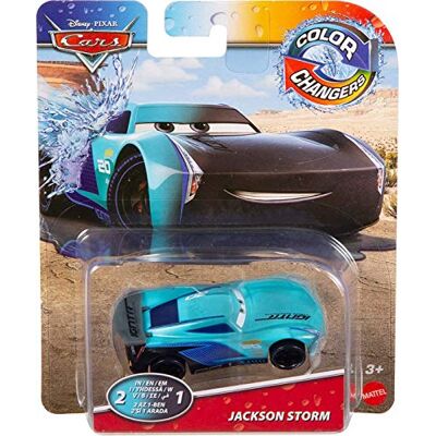 Disney Pixar Cars Jackson Storm Changeurs de couleur Échelle 1/55 - Publicité Disney Pixar Cars Jackson Storm Changeurs de couleur Échelle 1/55 - Publicité
