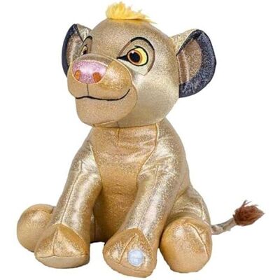 Doudou Disney Simba Glitter - 31 cm - Publicité Doudou Disney Simba Glitter - 31 cm - Publicité