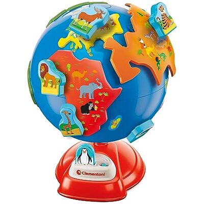 Clementoni Mon Premier Globe Interactif Éducatif Apprentissage Géographie Pour Enfant 3 Ans Langue Française et Néerlandaise Fabriqué en Italie - Publicité Clementoni Mon Premier Globe Interactif Éducatif Apprentissage Géographie Pour Enfant 3 Ans Langue Française et Néerlandaise Fabriqué en Italie - Publicité