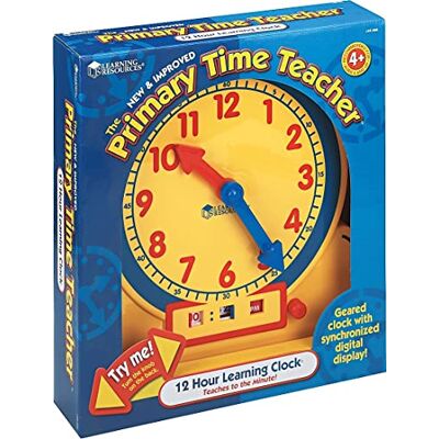 Learning Resources Horloge d'apprentissage pour L'enseignant De (Format 12 Heures) - - Publicité Learning Resources Horloge d'apprentissage pour L'enseignant De (Format 12 Heures) - - Publicité