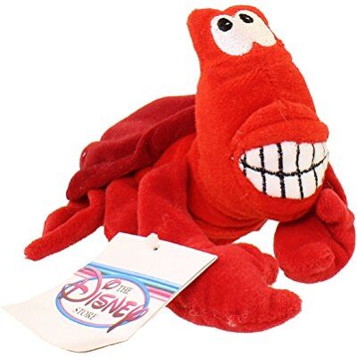 Disney Exclusive Little Mermaid Mini Bean Bag Plush SEBASTIAN the Crab 8" L by - Publicité Disney Exclusive Little Mermaid Mini Bean Bag Plush SEBASTIAN the Crab 8" L by - Publicité