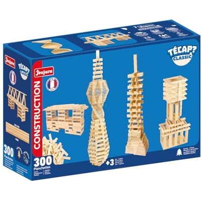 Jeujura TECAP Classic 300 Pièces Jeu de Construction dès 3 Ans 8303 Planchettes en bois Jeu d’équilibre créatif et imagination Modèles Inclus Idée cadeau enfant Fabriqué en France - Publicité Jeujura TECAP Classic 300 Pièces Jeu de Construction dès 3 Ans 8303 Planchettes en bois Jeu d’équilibre créatif et imagination Modèles Inclus Idée cadeau enfant Fabriqué en France - Publicité