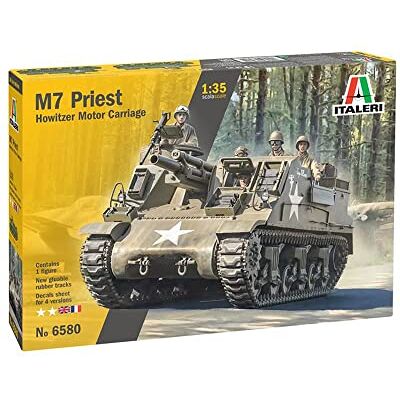 Italeri 6580S 1:35 US M-7 Priest Howitzer Self-Prop, modélisme à Construire, modélisme, Bricolage, Loisirs, Collage, kit de Construction en Plastique, Bleu Marine - Publicité Italeri 6580S 1:35 US M-7 Priest Howitzer Self-Prop, modélisme à Construire, modélisme, Bricolage, Loisirs, Collage, kit de Construction en Plastique, Bleu Marine - Publicité
