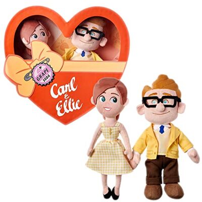 Disney Pixar Carl & Ellie Valentine's Day Plush Set Up - Publicité Disney Pixar Carl & Ellie Valentine's Day Plush Set Up - Publicité