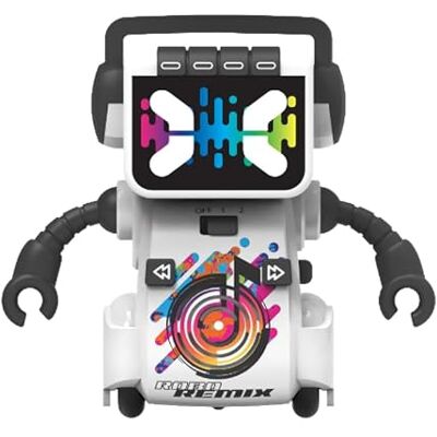 SilverLit Ycoo Robot Remix – Robot Interactif Musical – Jeux de Rythme & Mémoire – LED Lumineuses – Dès 5 Ans - Publicité SilverLit Ycoo Robot Remix – Robot Interactif Musical – Jeux de Rythme & Mémoire – LED Lumineuses – Dès 5 Ans - Publicité