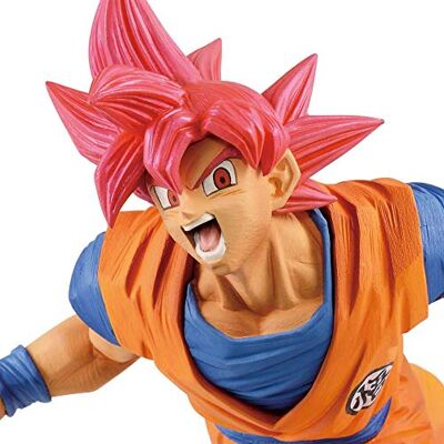 Banpresto Dragonball Super Son Goku Super Saiyan God 20 cm - Publicité Banpresto Dragonball Super Son Goku Super Saiyan God 20 cm - Publicité