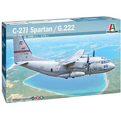 Italeri 1450S 1:72 C-27J/G.222 « Spartan », modélisme, kit de construction, modélisme, bricolage, loisirs, collage, kit de construction en plastique, fidèle aux détails - Publicité Italeri 1450S 1:72 C-27J/G.222 « Spartan », modélisme, kit de construction, modélisme, bricolage, loisirs, collage, kit de construction en plastique, fidèle aux détails - Publicité