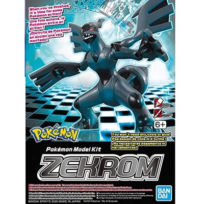 BANDAI Pokémon Model kit Figurine articulée à Construire 11cm Personnage Zekrom - Publicité BANDAI Pokémon Model kit Figurine articulée à Construire 11cm Personnage Zekrom - Publicité
