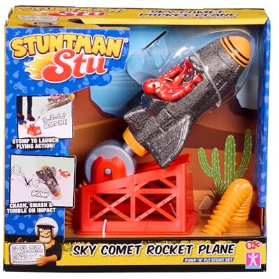 BANDAI Stuntman Stu Fusée Jouet pour réaliser des Cascades Figurine Cascadeur Inclus Jeu de Crash avec véhicule et Accessoires Jouet Enfant 4 Ans et + COSS8199 - Publicité BANDAI Stuntman Stu Fusée Jouet pour réaliser des Cascades Figurine Cascadeur Inclus Jeu de Crash avec véhicule et Accessoires Jouet Enfant 4 Ans et + COSS8199 - Publicité