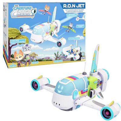 BANDAI Enquêtes Sauvages Coffret R.O.N Jet Avion avec 2 Figurines Exclusives et Planeurs Détachables Véhicule Interactif pour Enfants Série Creature Cases Jouet Enfant 3 Ans et + PMCC9014 - Publicité BANDAI Enquêtes Sauvages Coffret R.O.N Jet Avion avec 2 Figurines Exclusives et Planeurs Détachables Véhicule Interactif pour Enfants Série Creature Cases Jouet Enfant 3 Ans et + PMCC9014 - Publicité