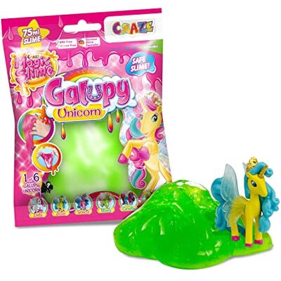 Galupy Magic Slime Sacs Surprise - 6 Couleurs & Licornes - Publicité Galupy Magic Slime Sacs Surprise - 6 Couleurs & Licornes - Publicité