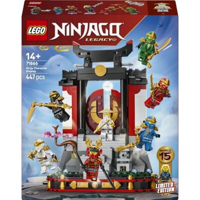 Lego Ninjago 15e Anniversaire : Collection des Personnages Ninjas 71866 Jouet pour ado dès 14 ans, 8 minifigurines collector, porte de monastère, sabres, cadeau d’anniversaire, 447 pièces - Publicité Lego Ninjago 15e Anniversaire : Collection des Personnages Ninjas 71866 Jouet pour ado dès 14 ans, 8 minifigurines collector, porte de monastère, sabres, cadeau d’anniversaire, 447 pièces - Publicité