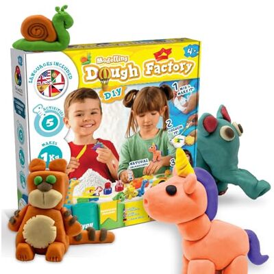 Science4you Usine de Pâte à Modeler Kit pate a modeler pour enfants, création votre propre plastiline parfumée 1000g douce et sèche, jouet cadeau creation pour enfants et filles âgés de 4 5 6 7 8+ - Publicité Science4you Usine de Pâte à Modeler Kit pate a modeler pour enfants, création votre propre plastiline parfumée 1000g douce et sèche, jouet cadeau creation pour enfants et filles âgés de 4 5 6 7 8+ - Publicité